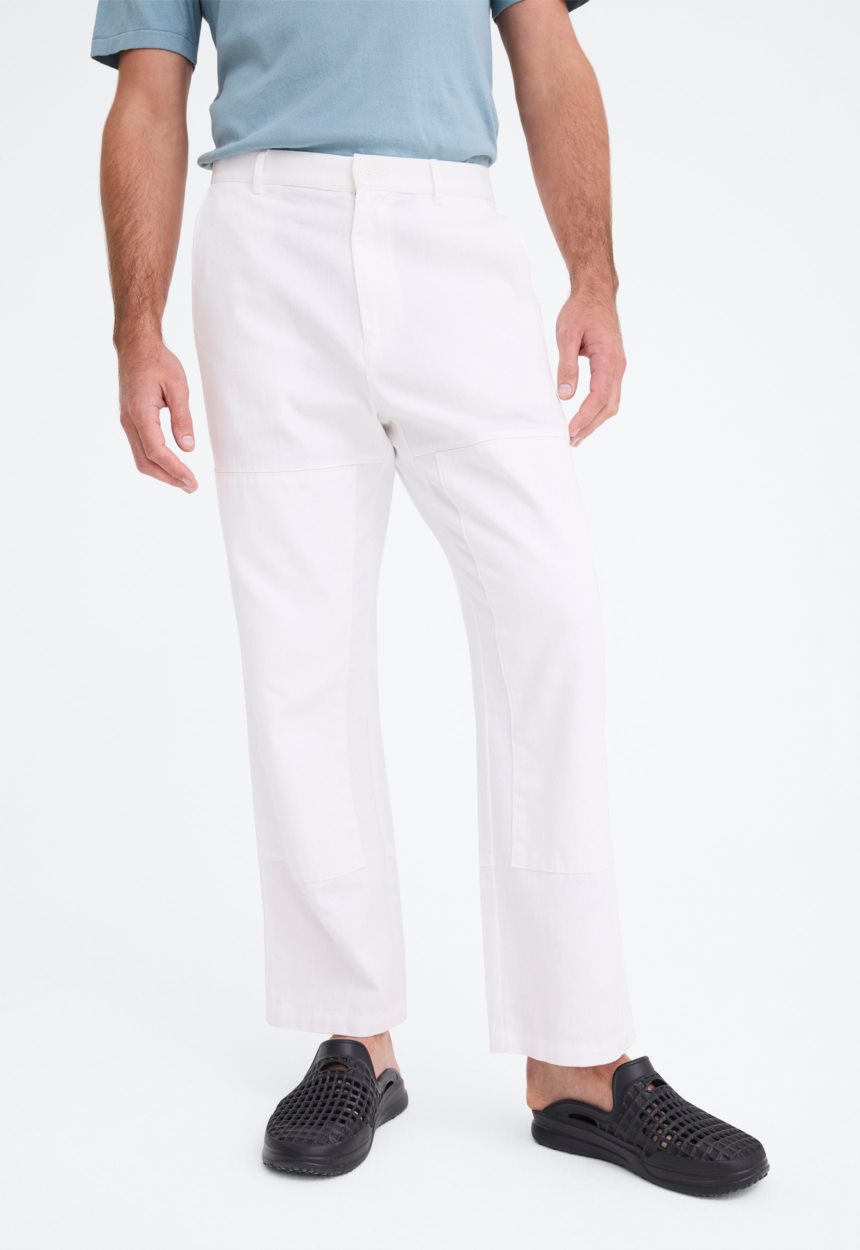 Jac + Jack Zane Cotton Denim Pant - White